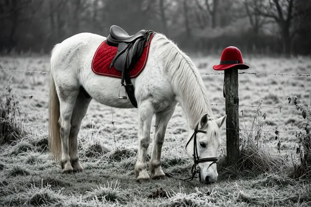 Sintenpaard met een vleugje rood