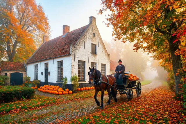 Herfst op Vlaamse kasseien