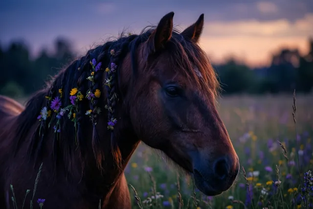 Een paard vol felicitaties