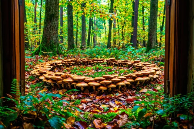 De deur naar herfstverwondering