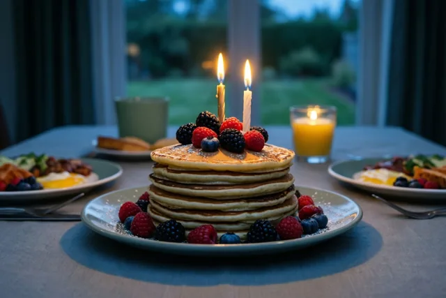 Pannenkoeken en een verjaardagswens