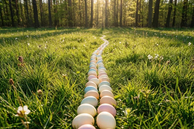 Een paasroute door het lentegroen