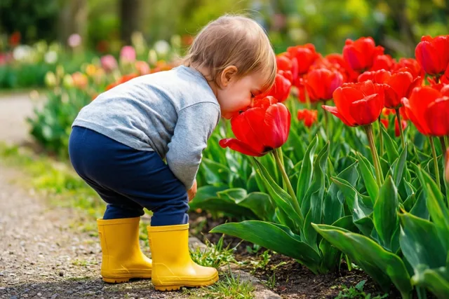 Op laarsjes de lente in