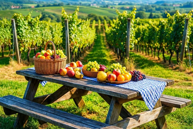 Zomer aan de picknicktafel