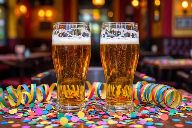 Een pintje op carnaval
