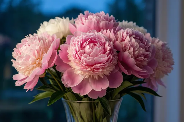 Zachte bloemen, warme felicitaties