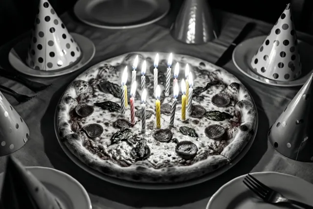 Pizza voor de jarige