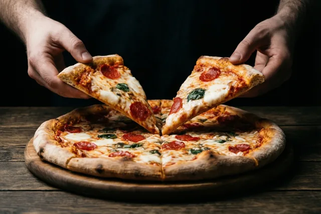 Pizza delen, verhalen vertellen