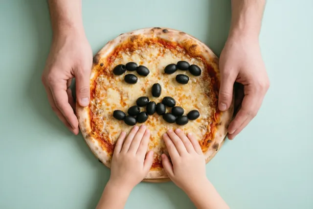 Papa's pizza lacht mee