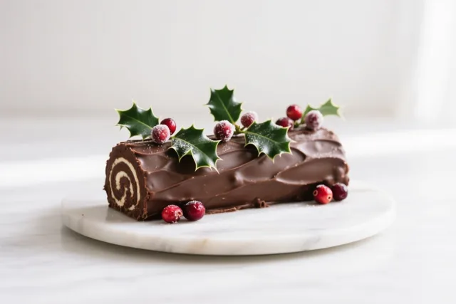 Een stukje kerstbuche