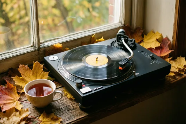 Herfst op de platenspeler
