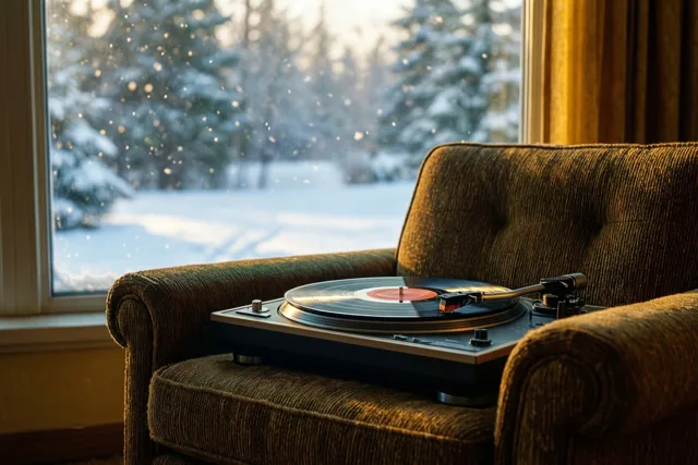 Vinyl voor een witte winter