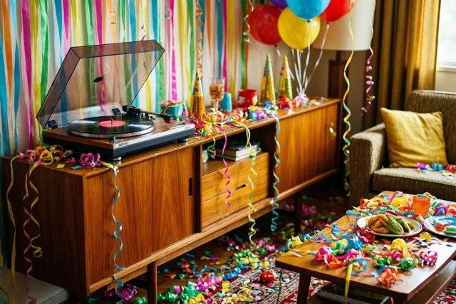 Nieuwjaar tussen platen en ballonnen