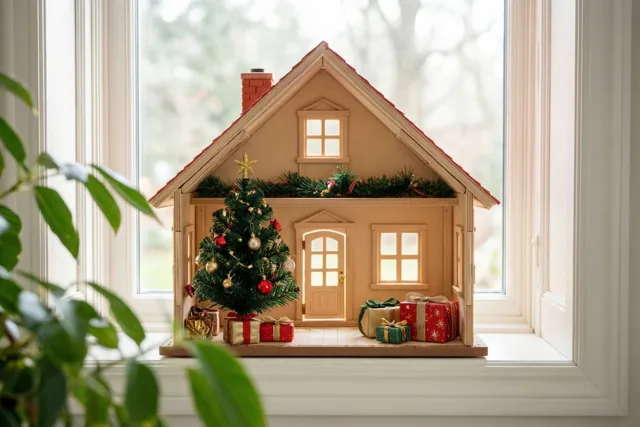 Een klein huis vol kerstwarmte