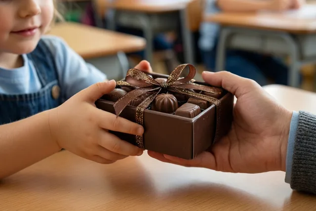 Pralines voor de liefste meester
