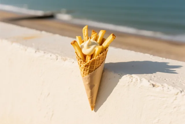 Een frietje aan de kust