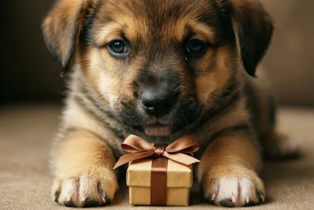 Een lief hondje als bedankje
