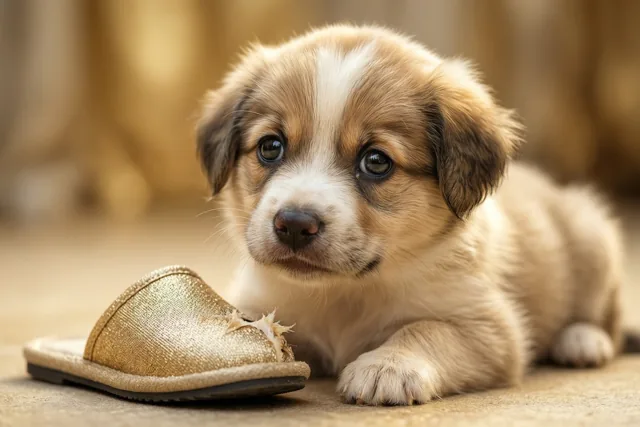Sorry met grote puppyogen