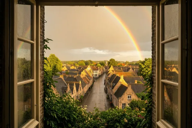 Een opening na de regen