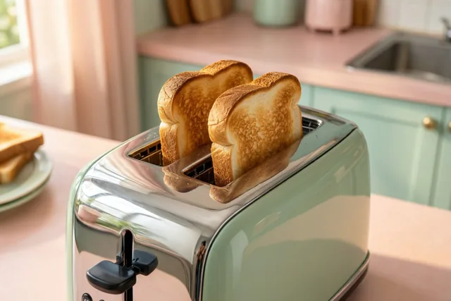 Wakker met toast en retro