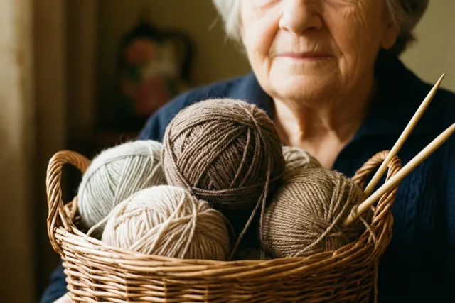Oma's mand vol warmte