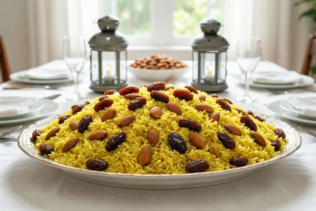 Suikerfeest rond de rijstschotel