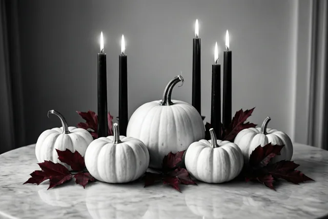 Halloween met een dieprood accent