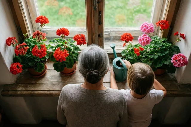 Bloemenliefde van oma