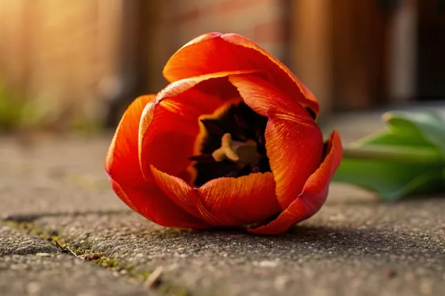 Eén tulp zegt al veel