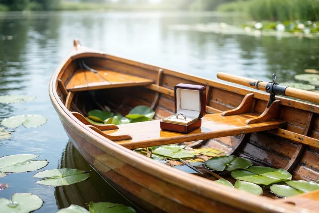 Verloofd op het stille water