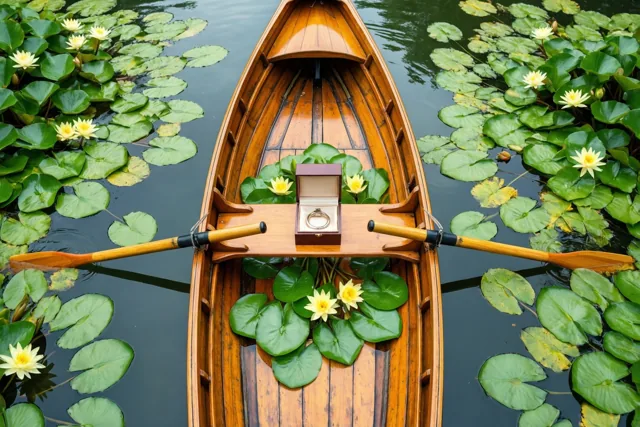 Samen het huwelijksbootje tegemoet