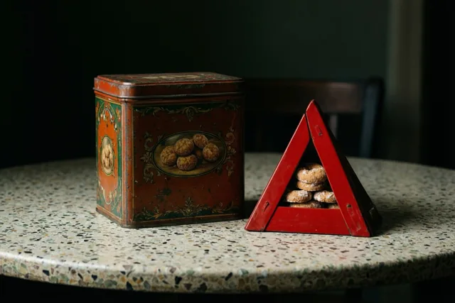 Een rode trommel van Sinterklaas