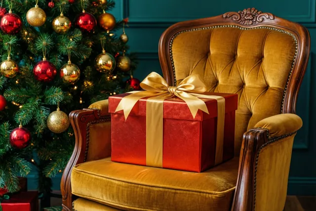 Een rood pakje voor Kerst
