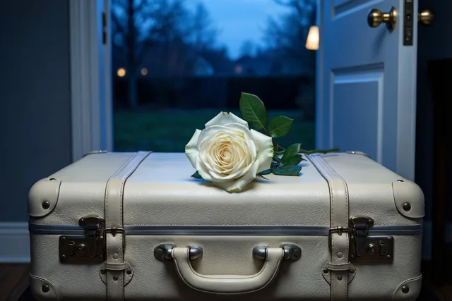 Een zachte avondgroet bij afscheid