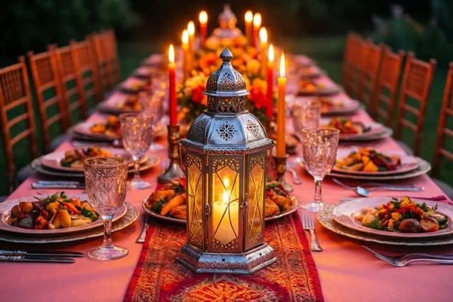 Een feesttafel vol warmte