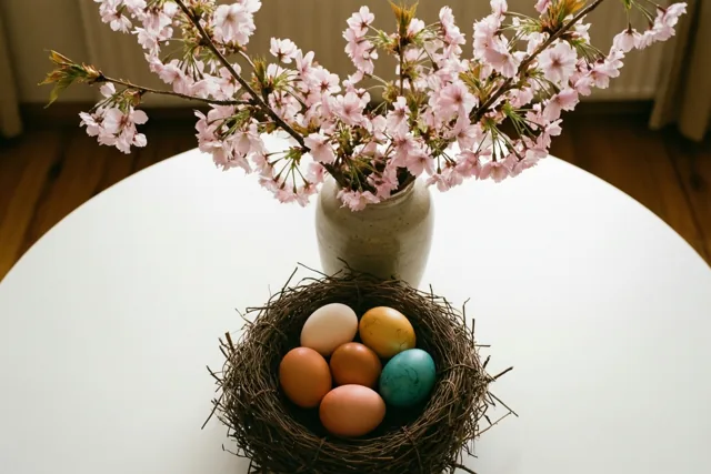 Paasgeluk onder de kersenbloesem