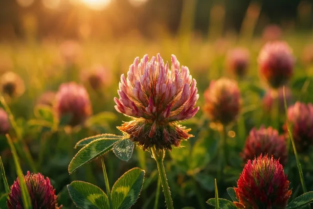Een klaverbloem geeft je moed