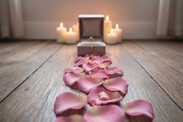 Roze blaadjes voor jullie ja