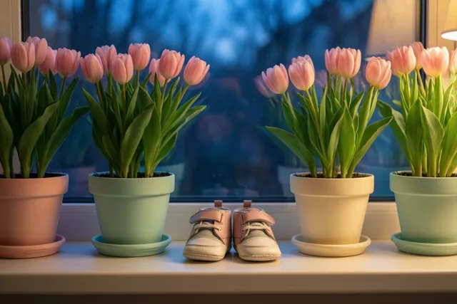 Tulpen voor kleine stapjes