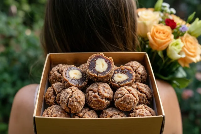 Rozen en pralines voor mijn lief