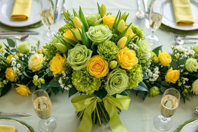 Een zonnige tafel vol felicitaties