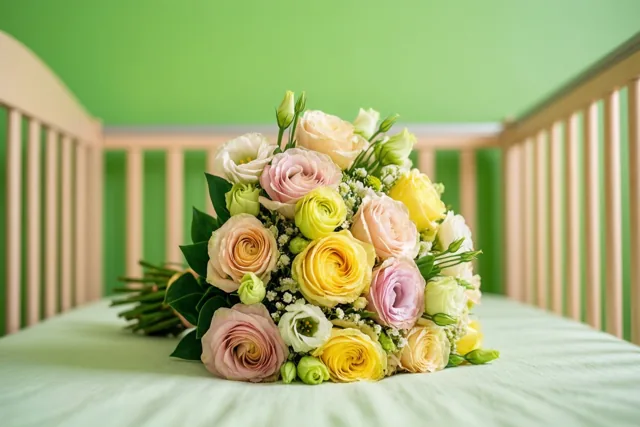 Bloemen voor jullie kleintje
