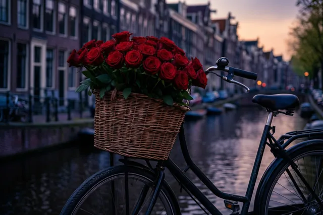 Avondrozen voor mijn lief