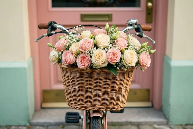 Een rozenfiets als dank
