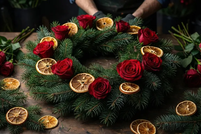 Kerst begint met een krans