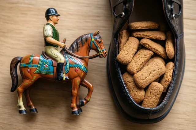 Sinterklaas brengt oude speelgoedpret