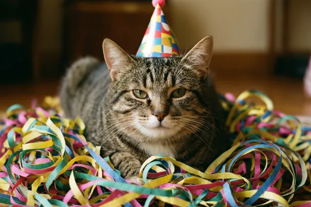Nieuwjaar volgens de kat