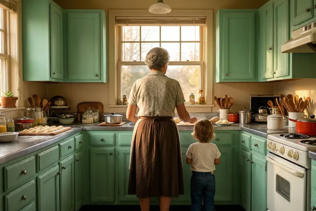 Oma's liefde gaat door de keuken