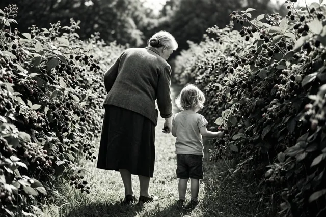 Bramen en herinneringen met oma