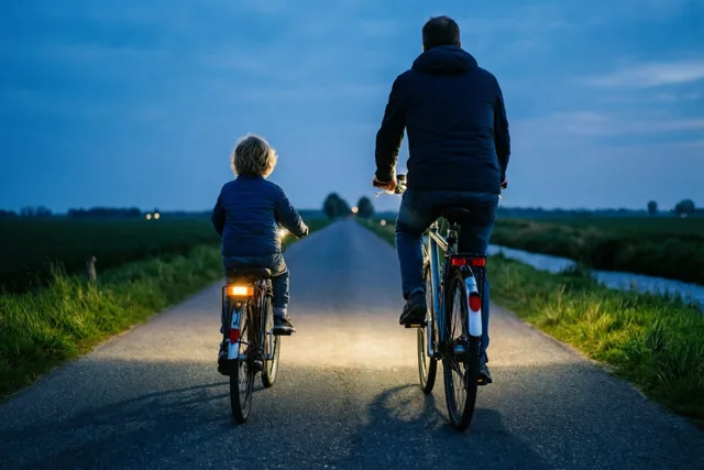 Nog een rondje met papa